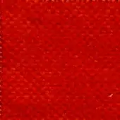 Red fabric texture sample with granular surface, vertical dot pattern, and imprinted code “swan > fabric (h) > h 433 29”, matte finish.
